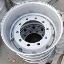 Колесный диск YZ Грузовой автомобиль 11.75х22.5/10х335 D281 16мм ET0 серебристый с вент.